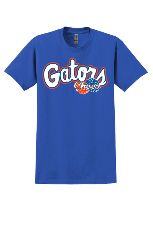 Adult GATORS CHEER Short Sleeve Tee